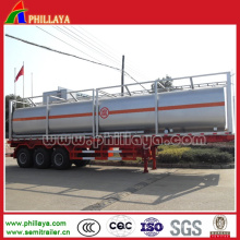 Tanque de ácido líquido químico del transporte del petrolero de 20-50 M3